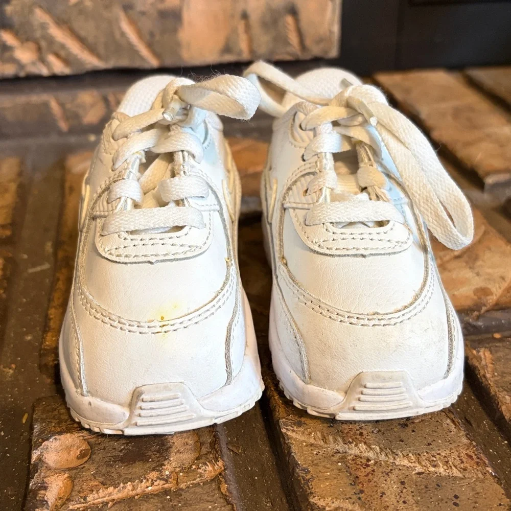 Nike Toddler Triple‎ White Air Max 90 LTR TD Size 4C